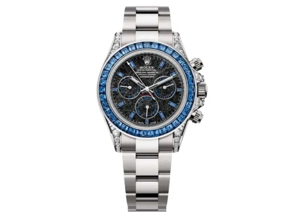 Rolex Cosmograph Daytona – White Gold & Sapphire Bezel – Ref. 126599TSA