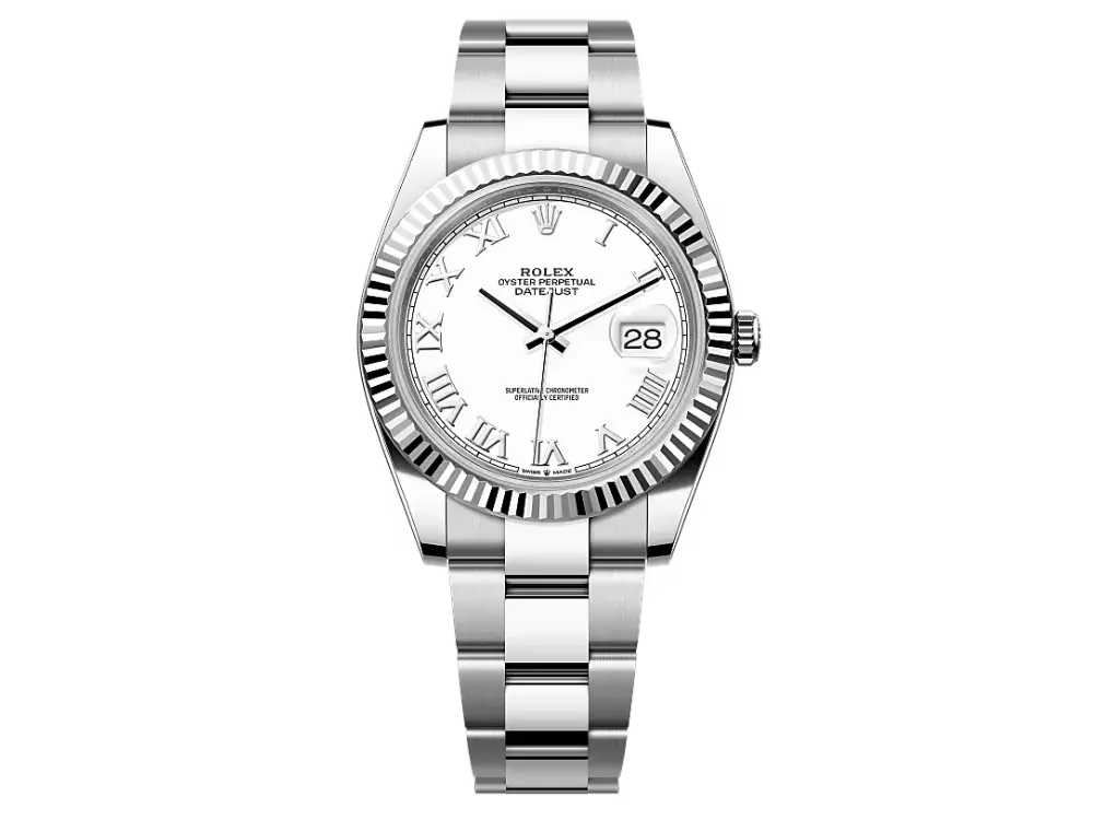 Rolex Datejust M126334-0023 41 Oyster White Gold