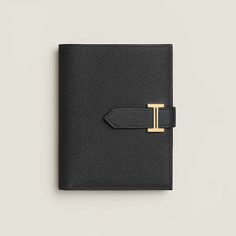 Hermes Bearn Compact Monochrome Wallet - Image 7