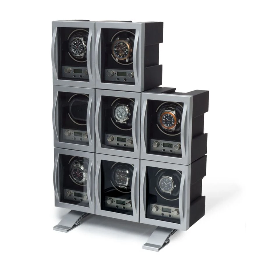 WOLF Module 4.1 Stackable Single Watch Winder w/Cover – 4 Units - Image 6