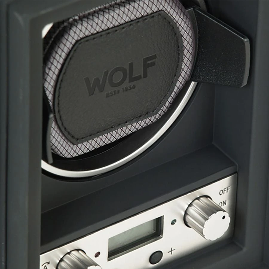 WOLF Module 4.1 Stackable Single Watch Winder w/Cover – 2 Units - Image 2